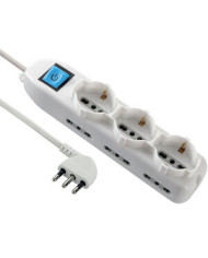 CIABATTA 9 PRESE 3 BOSCH +6 LATERALI C/PULSANTE