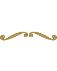 MANIGLIA IN ZAMA ANTICA FIRENZE INT. 96 DX