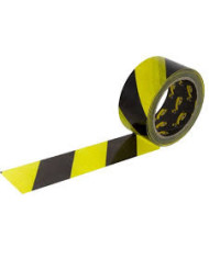 NASTRO ADESIVO SEGNALETICO GIALLO/NERO 50X66 MT