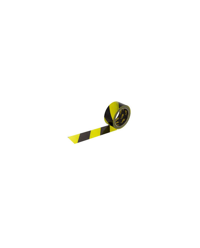 NASTRO ADESIVO SEGNALETICO GIALLO/NERO 50X33 MT