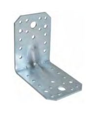 PIASTRA ANGOLO NERVATA 85X85X65 SP. 2.5