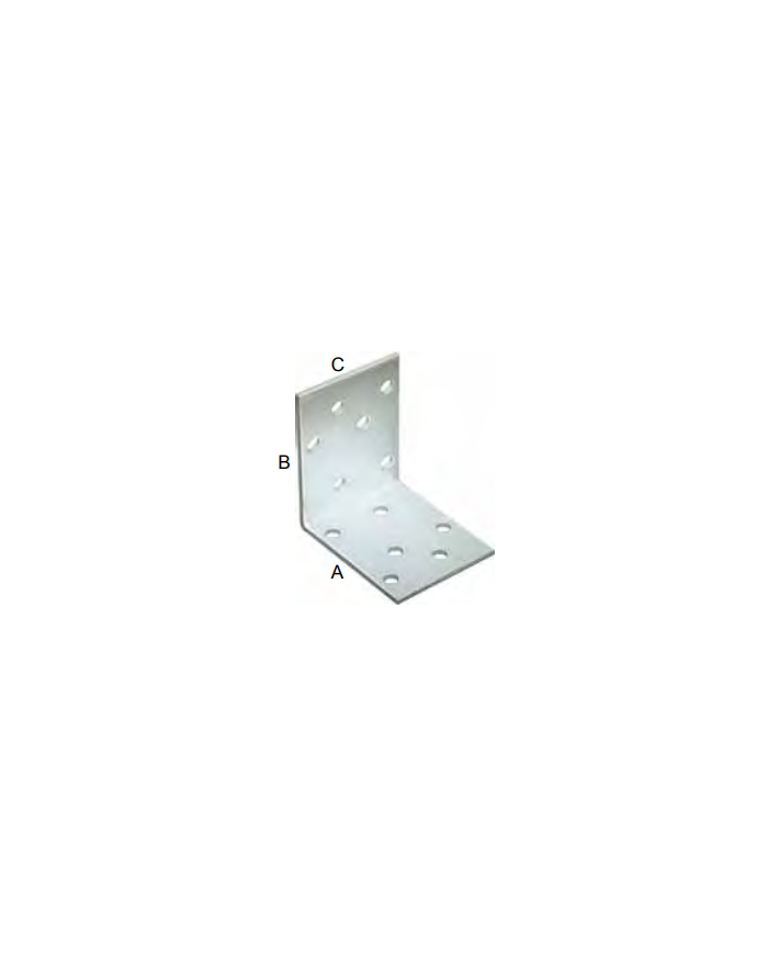 PIASTRINA  ANGOLO 40X40X2