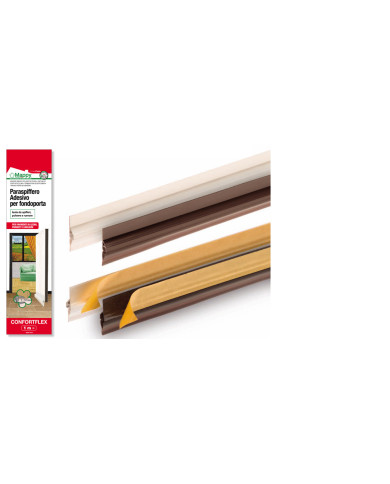 PARAFREDDO SOTTOPORTA GOMMA ADESIVO H.100