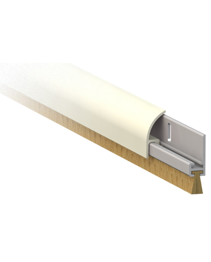 PARAFREDDO ALLUMINIO BIANCO 1013 C/SPAZZOLA CM.120