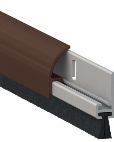 PARAFREDDO ALLUMINIO MARRONE C/SPAZZOLA CM.120