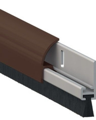 PARAFREDDO ALLUMINIO MARRONE C/SPAZZOLA CM.120