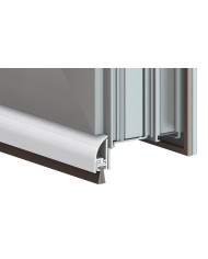 PARAFREDDO ALLUMINIO ARGENTO C/GOMMA CM.120