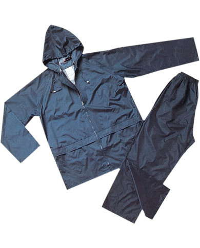 IMPERMEABILE NIAGARA BLU/VERDE PVC XXL