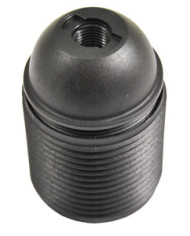 PORTALAMPADA E27 NERO