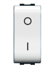 INTERRUTTORE BIPOLARE BIANCO LIFE