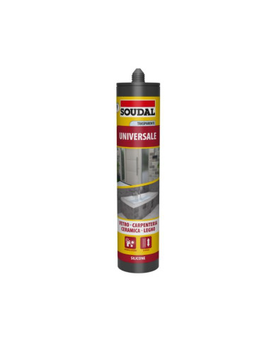 SILICONE ACETICO TRASPARENTE UNIVERSALE ML.280