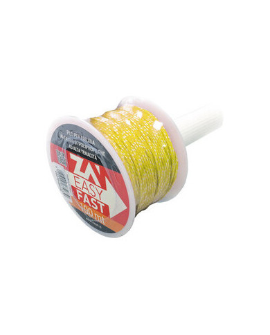 FILO EDILIZIA FLUORESC.ML.100 C/AVVOLGICORDA GIALL