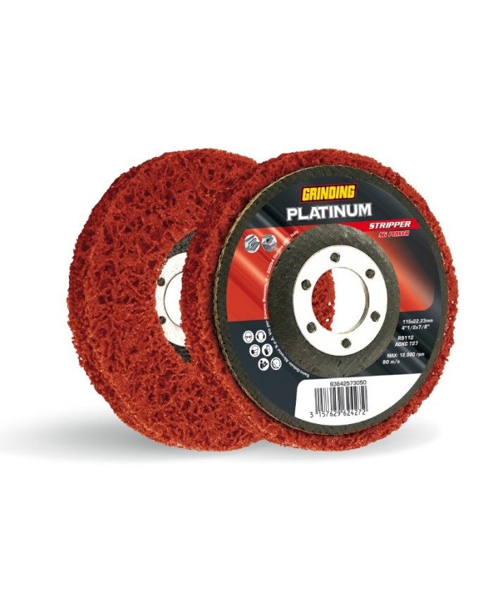 DISCO STRIPPER ROSSO UNIVERSAL ACCIAIO-ALLUM-LEGNO