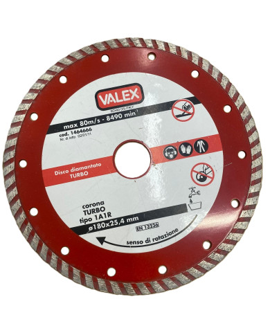 DISCO DIAMANTATO D.180 CORONA VALEX