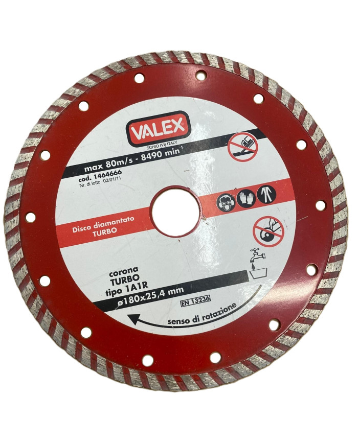 DISCO DIAMANTATO D.180 CORONA VALEX