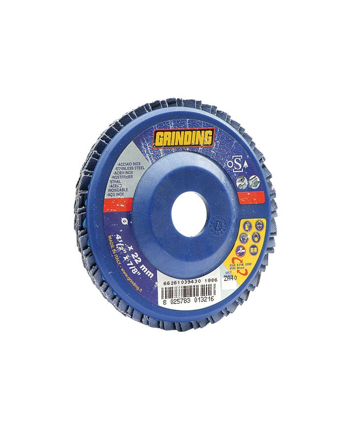 DISCO LAMELLARE ABRASIVO D.180 GR.60