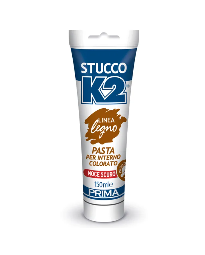 STUCCO K2 COLORATO TUBO ML.150 NOCE SCURO