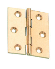 CERNIERE FRESATE PIANE OTTONE LUCIDO 50X40