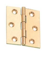 CERNIERE FRESATE PIANE OTTONE LUCIDO 50X50