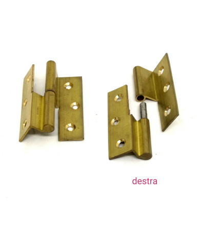 CERNIERE SFILABILE OTTONE C/ZANCA DX 50X40 ART.129