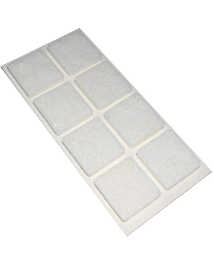 FELTRINI SOTTOSEDIA 25X25 BIANCHI