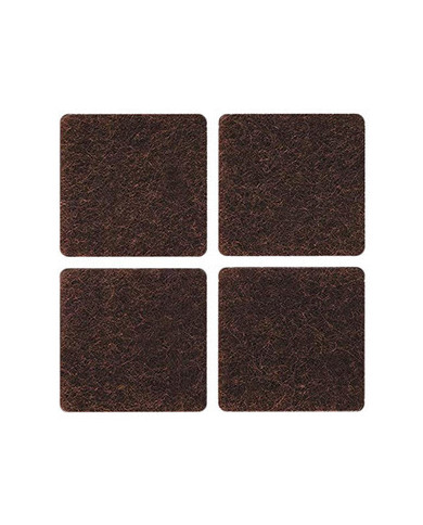 FELTRINI SOTTOSEDIA QUADRI 35X35 MARRONE