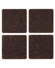 FELTRINI SOTTOSEDIA QUADRI 35X35 MARRONE