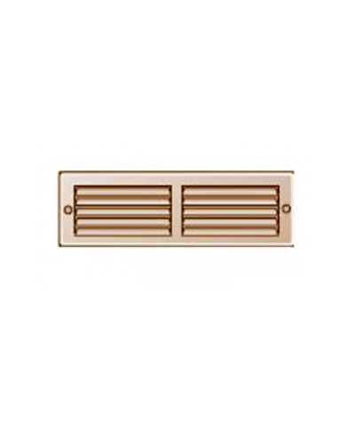 GRIGLIA ALLUMINIO BRONZO MM.200X60 DA SOVRAPPORRE