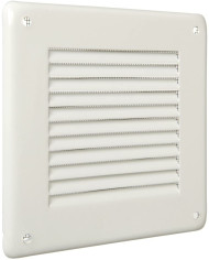 GRIGLIA LAMIERA BIANCA CON RETE 140X140
