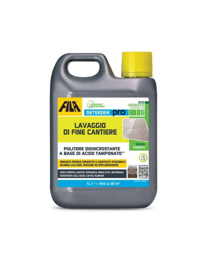 DETERGENTE DISINCROSTANTE ACIDO LT.1 DETERDEK