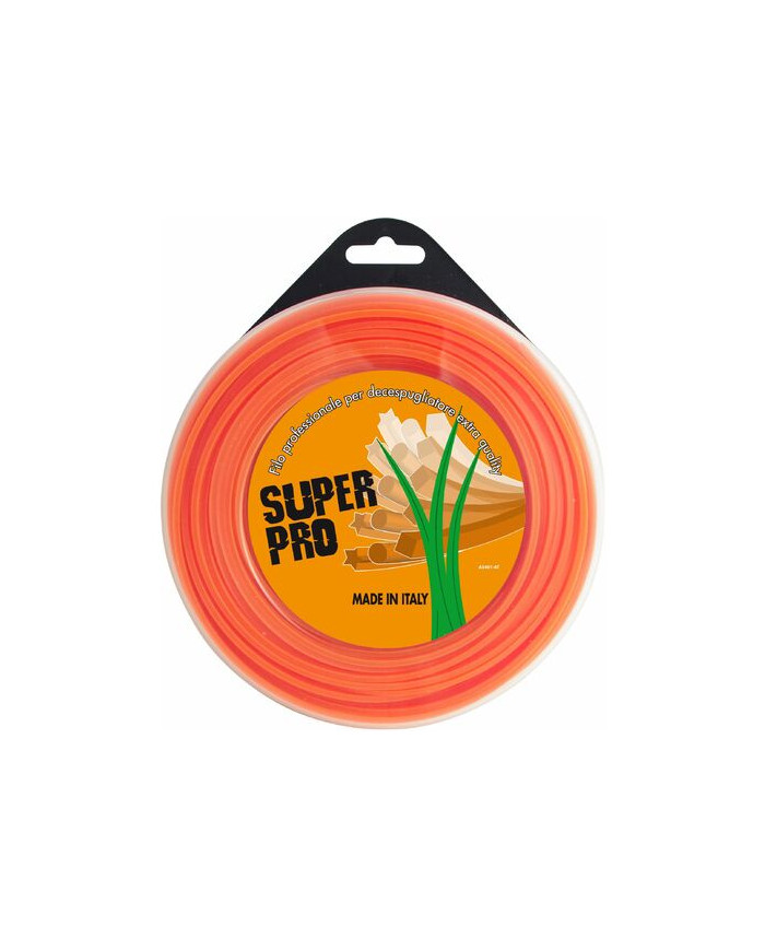 FILO NYLON PROFESSIONAL QUADRO 3X45 MT ARANCIO