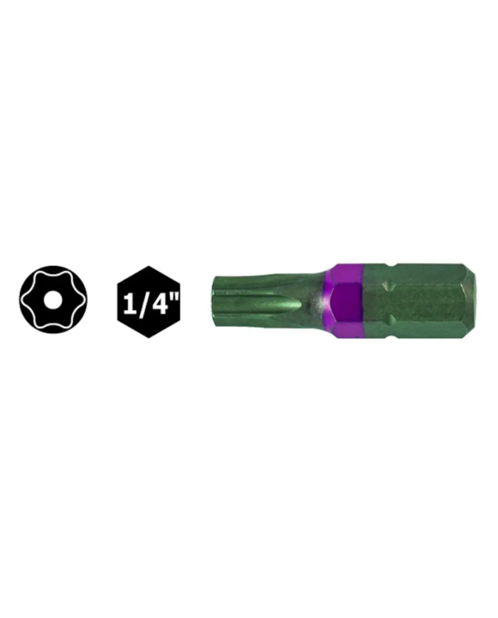 INSERTO AVVITATORE TORX  T-30 C/BUCO