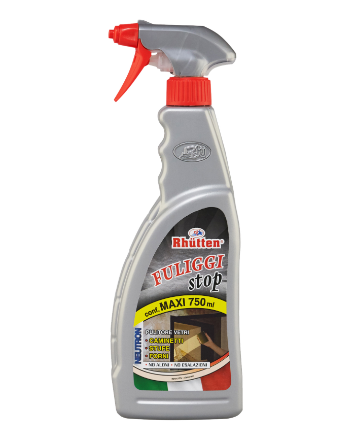 DETERGENTE VETRI CAMINI+STUFE ML750 RHUTTEN