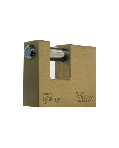 LUCCHETTO OTTONE RETTANGOLARE MM.60 IBFM
