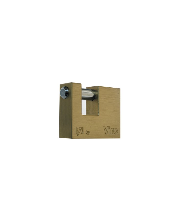 LUCCHETTO OTTONE RETTANGOLARE MM.60 IBFM