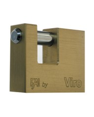 LUCCHETTO OTTONE RETTANGOLARE MM.60 IBFM