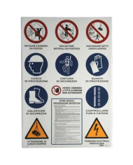 CARTELLONE CANTIERE 11 SIMBOLI 70X100