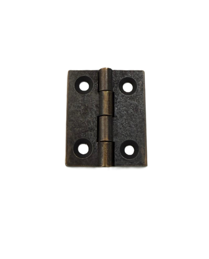 CERNIERE FRESATE PIANE OTTONE BRONZATO 30X30