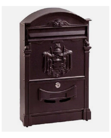 CASSETTA POSTA REGIA MARRONE ANTICO 25,5X9X41