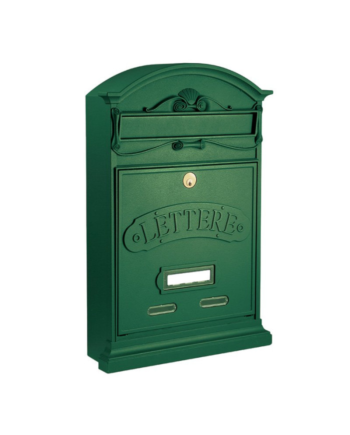 CASSETTA POSTALE LETTERE VERDE