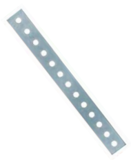 PIASTR.FORATA DIRITTA MM.300 SP. 2MM