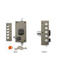 SERRATURA TRIPLA 1/2 GIRO C/FISSO+SCROCCO G534 SX