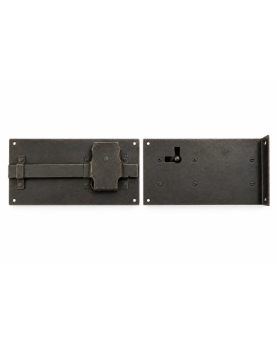 SERRATURA  FERRO BRUNITO MM.120