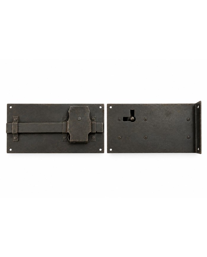 SERRATURA  FERRO BRUNITO MM.120