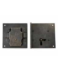 SERRATURA  FERRO BRUNITO MM.35