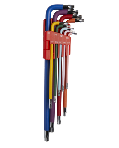 SET 9 CHIAVI TORX LUNGHE MAGNETICHE