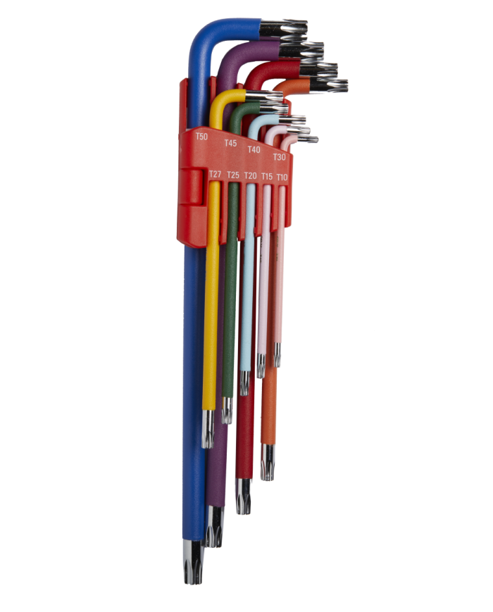 SET 9 CHIAVI TORX LUNGHE MAGNETICHE