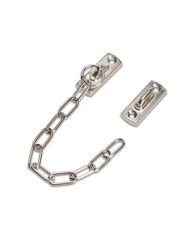 CATENELLA  FERMA PORTE OTTONE NICHELATO
