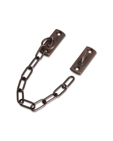 CATENELLA FERMA PORTE OTTONE BRONZATA CM.18