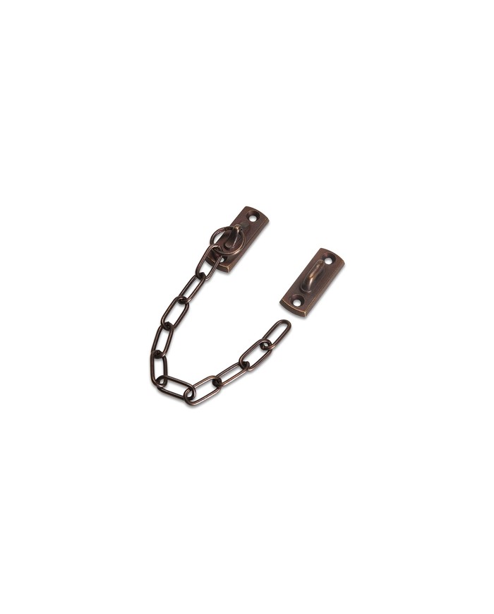 CATENELLA FERMA PORTE OTTONE BRONZATA CM.18